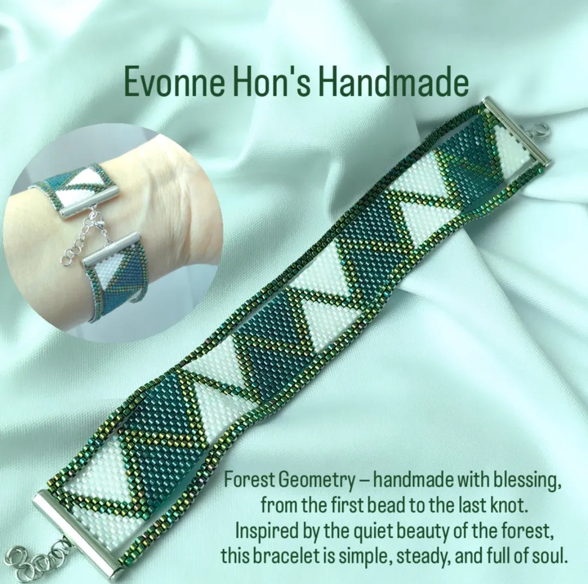 Forest Geometry｜Handmade Bracelet